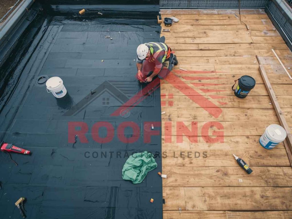 EPDM Flat Roof Installation