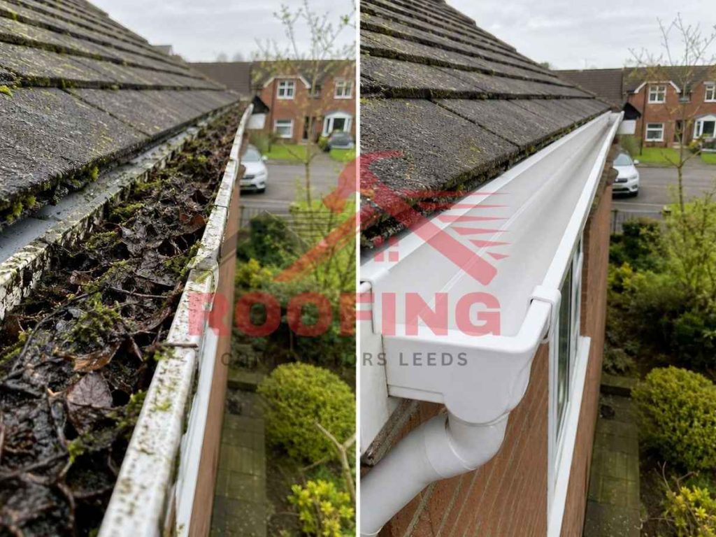 Cleared gutters