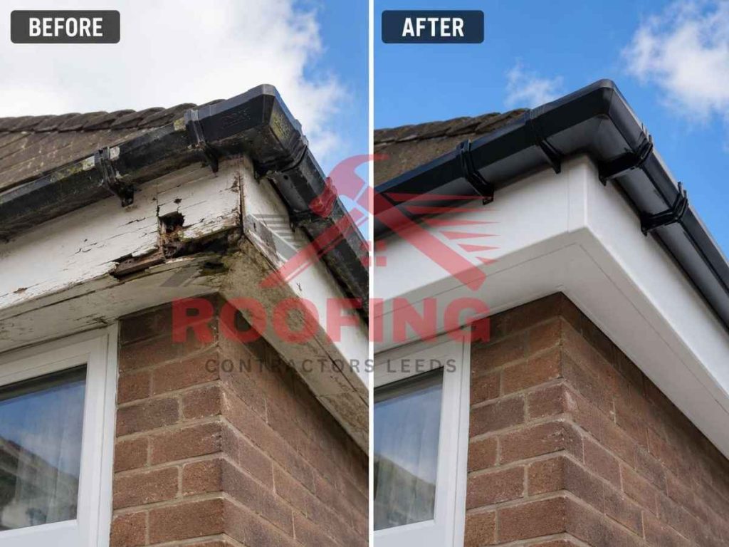 Roofline fascia repair