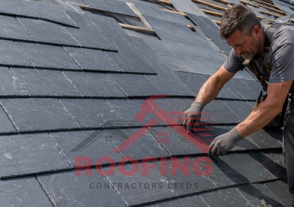  installing slate roof tiles