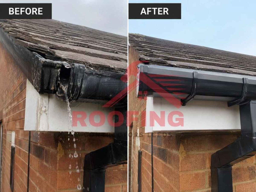 Roof Gutter Leaking Repair 